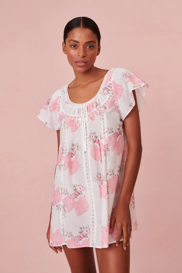 Sashi Flutter Sleeve Nightgown | LoveShackFancy