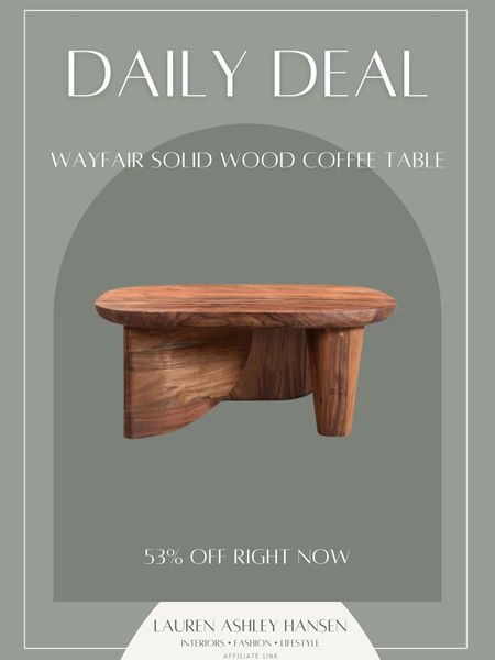 How beautiful and unique is this coffee table! I love the wood finish and the low profile and modern shape is so pretty! On sale right now too! 

#LTKSaleAlert #LTKHome #LTKStyleTip