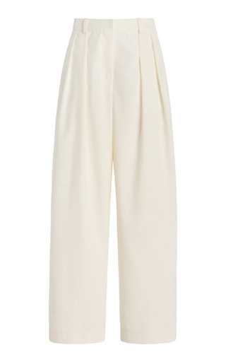 Daytona Pleated Wool-Blend Trousers | Moda Operandi (Global)