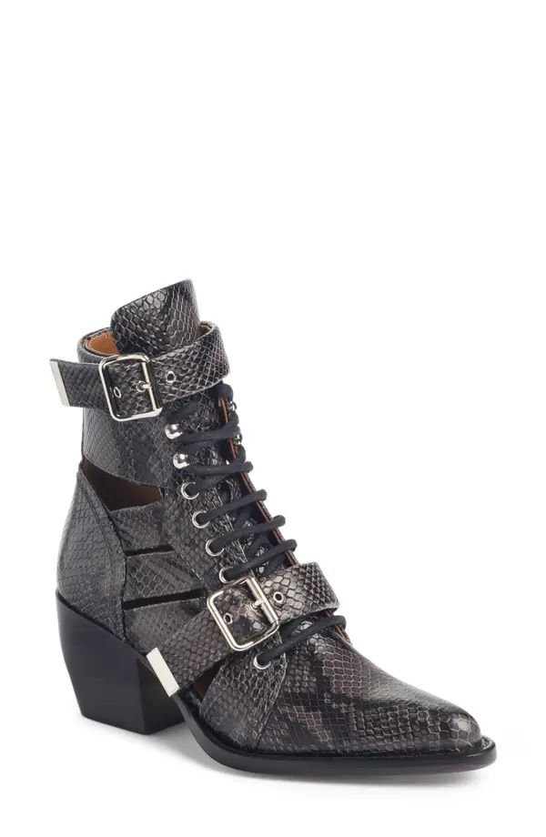 Rylee Caged Pointy Toe Boot | Nordstrom