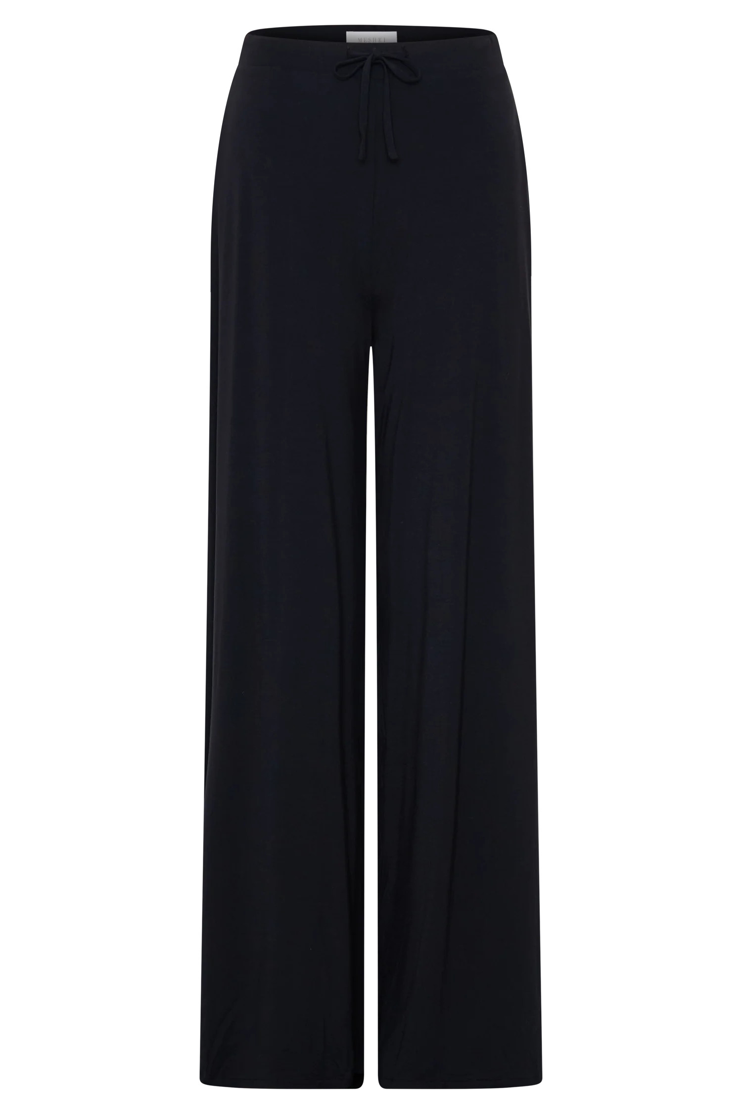 Wide Leg Modal Pants - Black | MESHKI US