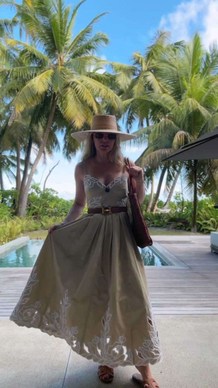 This stunning Cinq à Sept midi sun dress is one of my new favorites. It’s structured and supportive, yet very comfortable. I love it wjth or without a belt. Fit runs true to size. 

~Erin xo 

#LTKSeasonal #LTKTravel