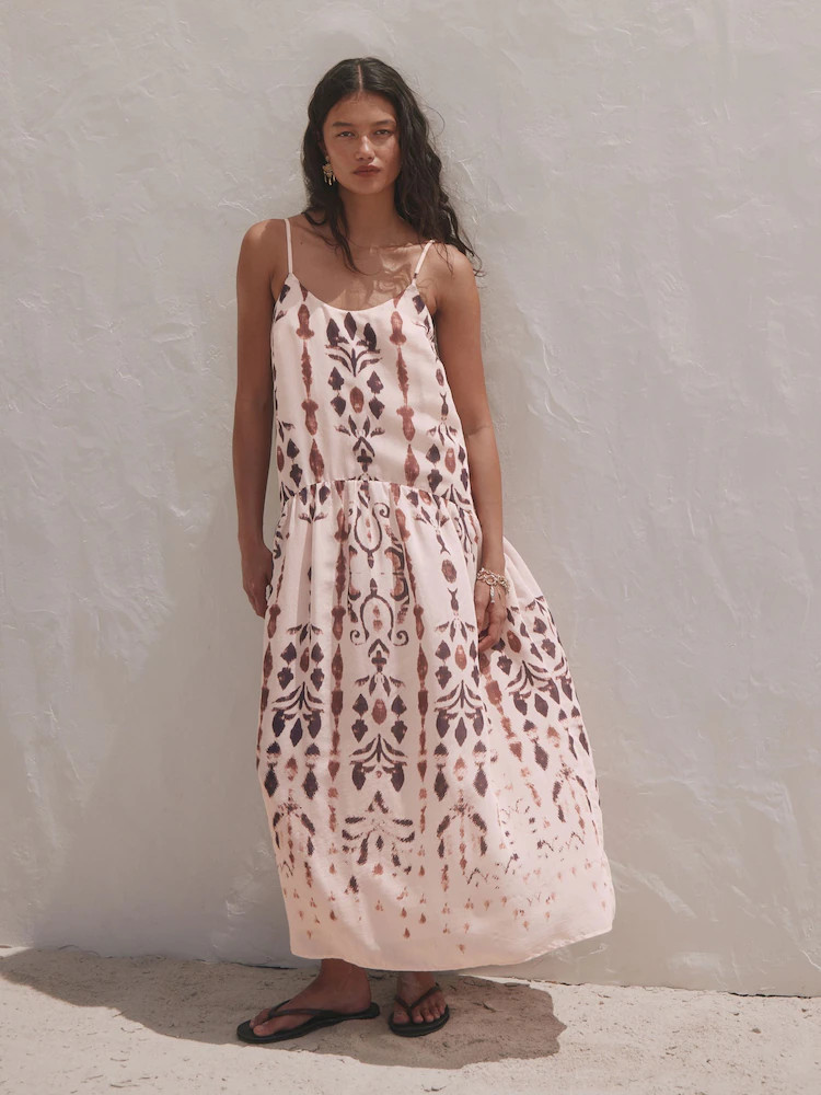 Multi Drop Waist Slip Dress | Next US