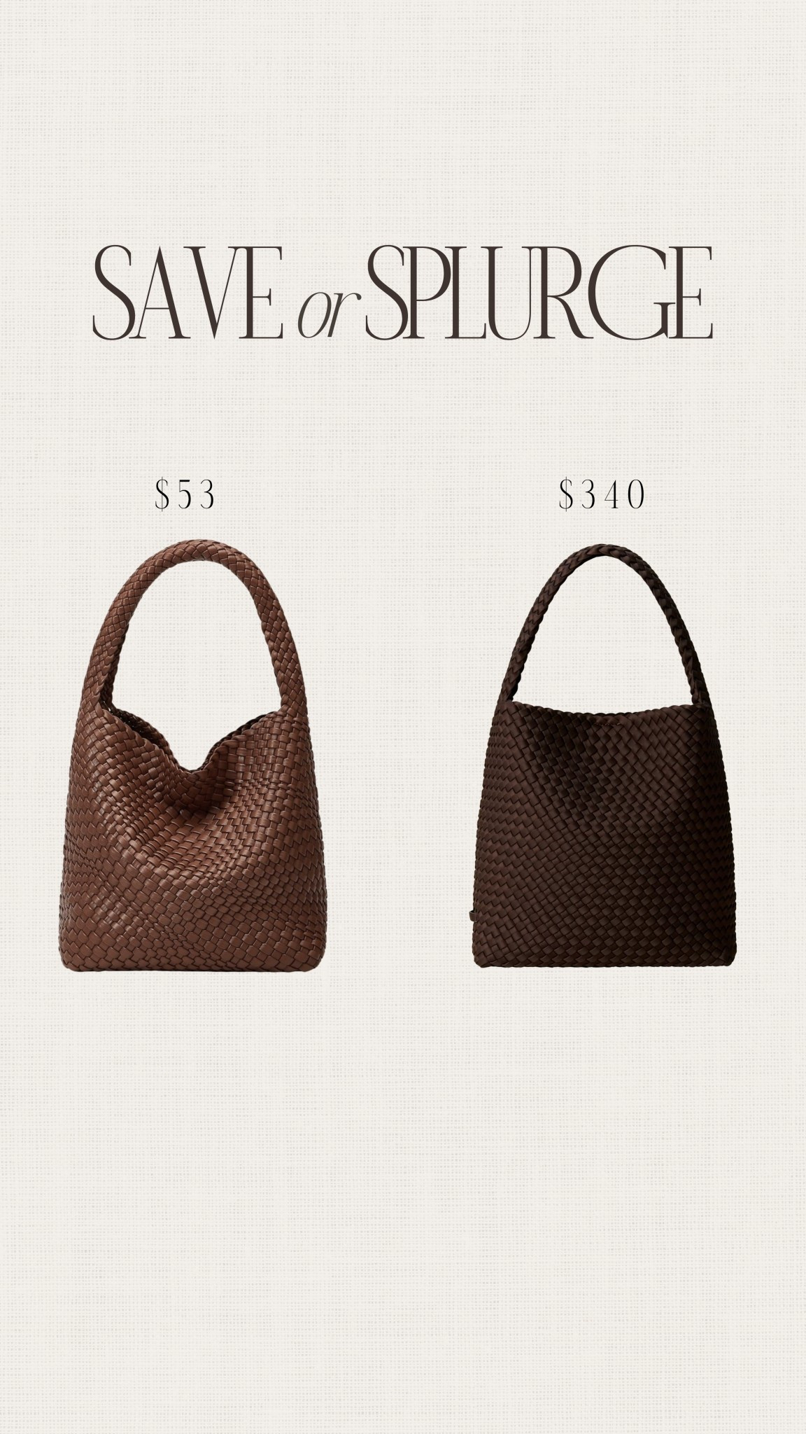 Save or splurge🍂 #chicolatehamdbag #hobobag #fallstyle #stylinbyaylin

#LTKFindsUnder100 #LTKItBag #LTKStyleTip