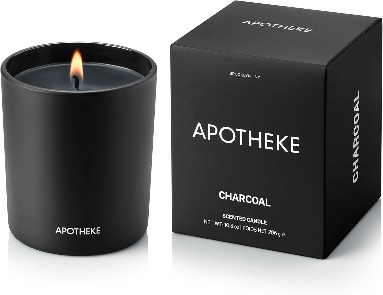 Apotheke Signature Scented Candles for Home, Charcoal - 10.5 Oz | Amazon (US)