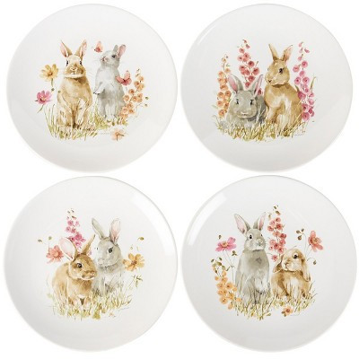Primitives by Kathy Flower Bunnies Plate Set | Target