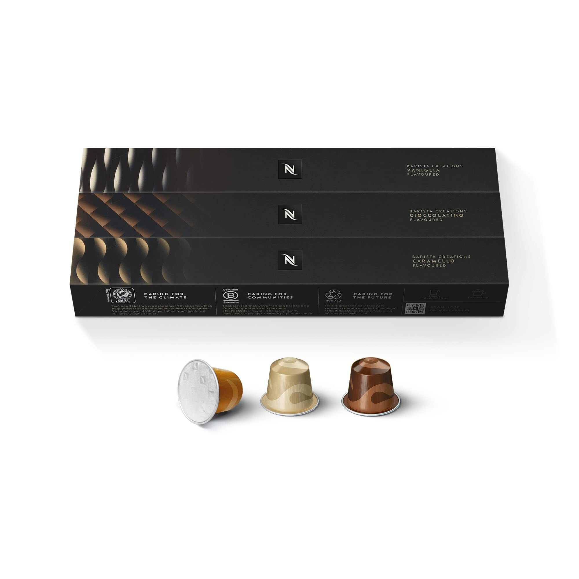 Nespresso Capsules Original Line, Barista Flavored Pack, Medium Roast Espresso Coffee, 30 Count E... | Amazon (US)