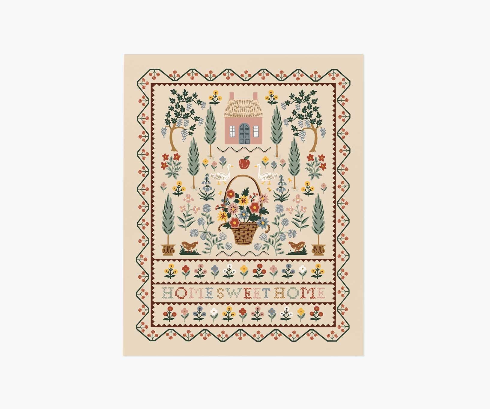 Home Sweet Home Art Print | Rifle Paper Co.