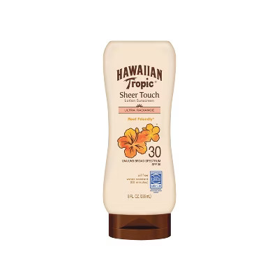 Hawaiian Tropic Sheer Touch Ultra Radiance Lotion Sunscreen - SPF 30 - 8oz | Target