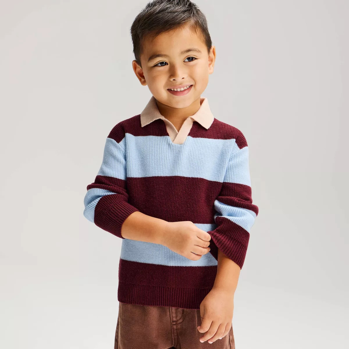 Toddler Boys’ Varsity Polo Sweater - Cat & Jack™ 5T | Target
