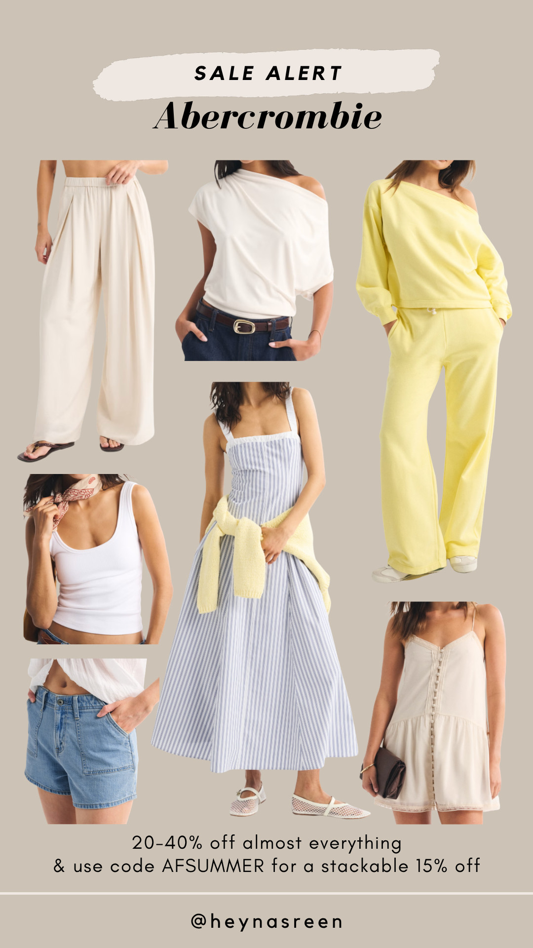 Get 20-40% off almost everything at Abercrombie during their Memorial Day sale! Use code AFSUMMER for a stackable 15% off too.

#LTKSeasonal #LTKSaleAlert