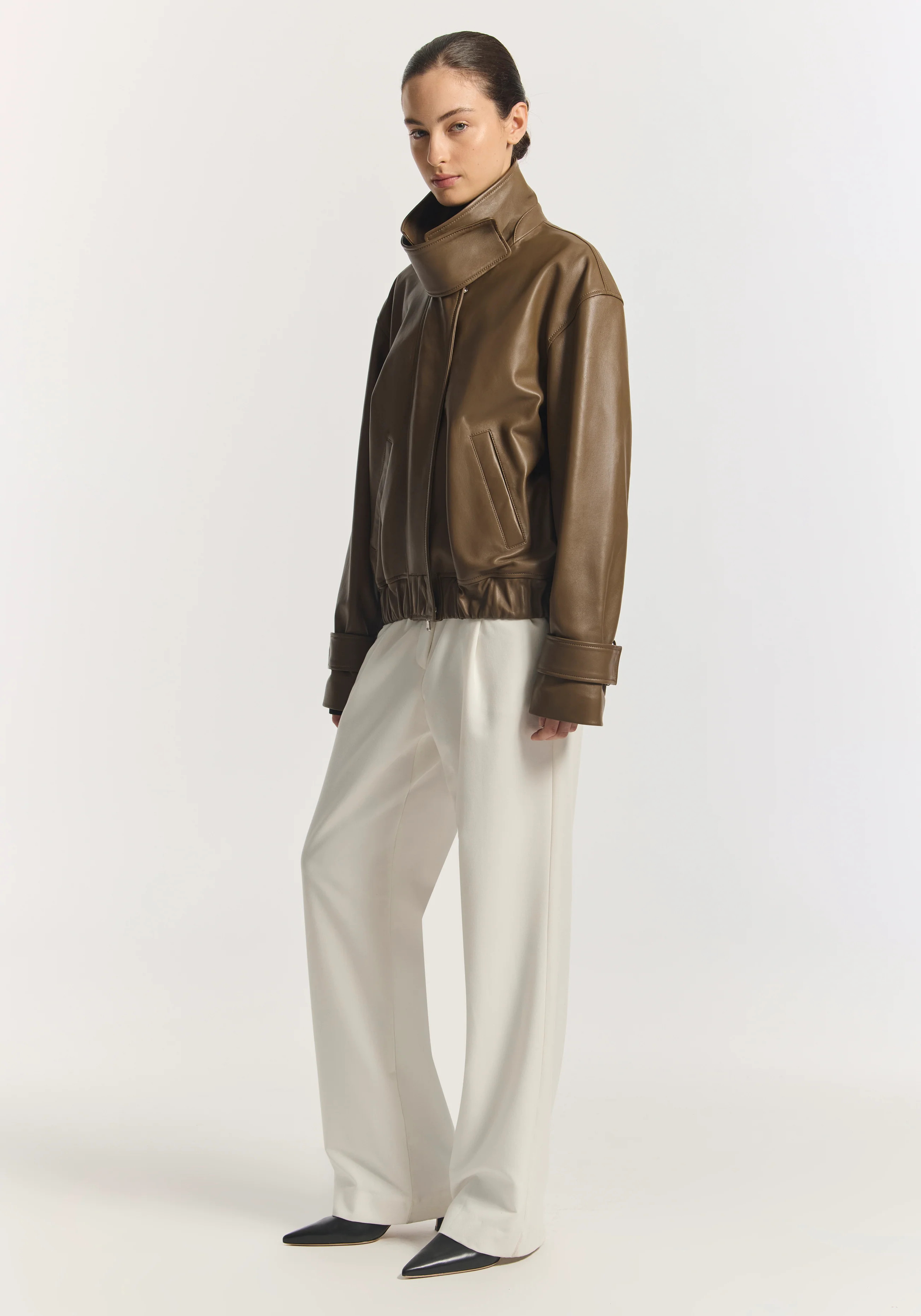 Striker Leather Jacket - Pre Order | Viktoria & Woods