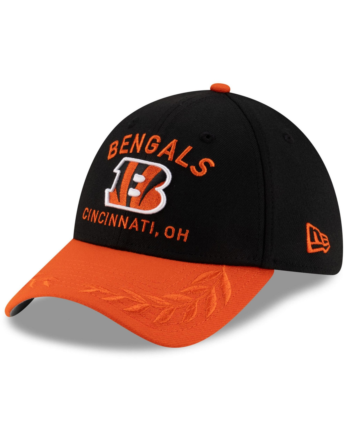New Era Men's Black/Orange Cincinnati Bengals 2025 Nfl Draft 39THIRTY Flex Hat - Black, Orange | Macy's