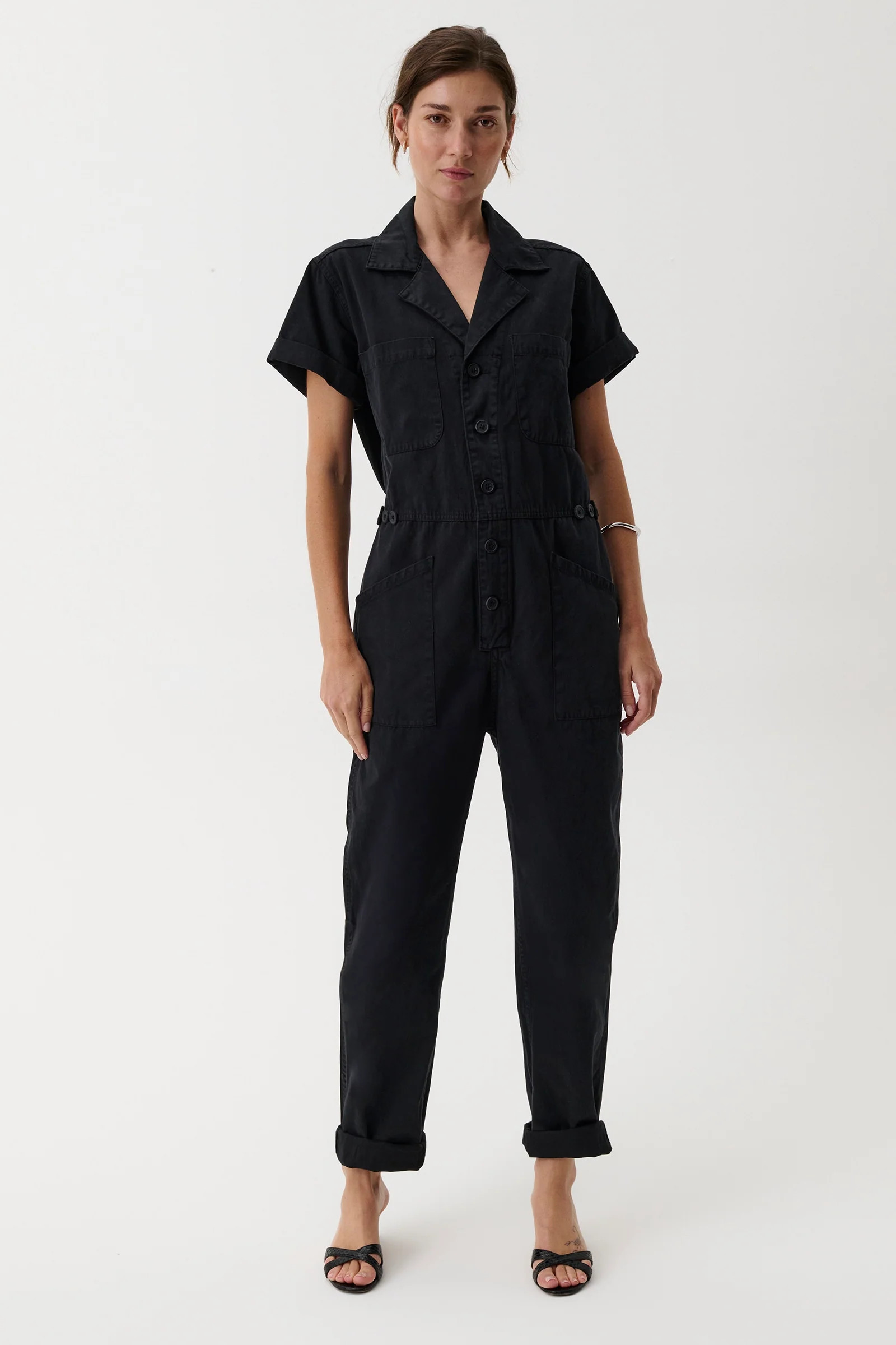 Grover Jumpsuit - Fade To Black | Pistola Denim