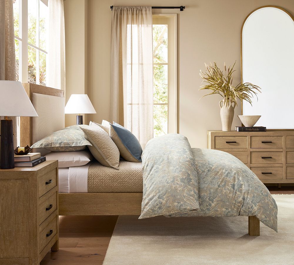 Cora Cotton Duvet Cover | Pottery Barn (US)