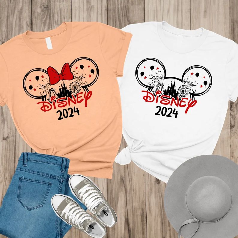 Disney Family Shirt, 2024 Disney Family Vacation Shirts, Disney Castle 2024 Shirts, Custom Disney... | Etsy (US)
