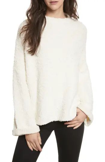Women's Free People Cuddle Up Pullover, Size X-Small - Ivory | Nordstrom
