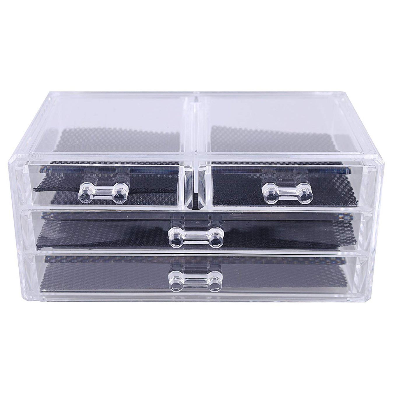 Acrylic Jewelry & Cosmetic Storage Display Box (9.5" x 5.5" x 4.5") | Walmart (US)