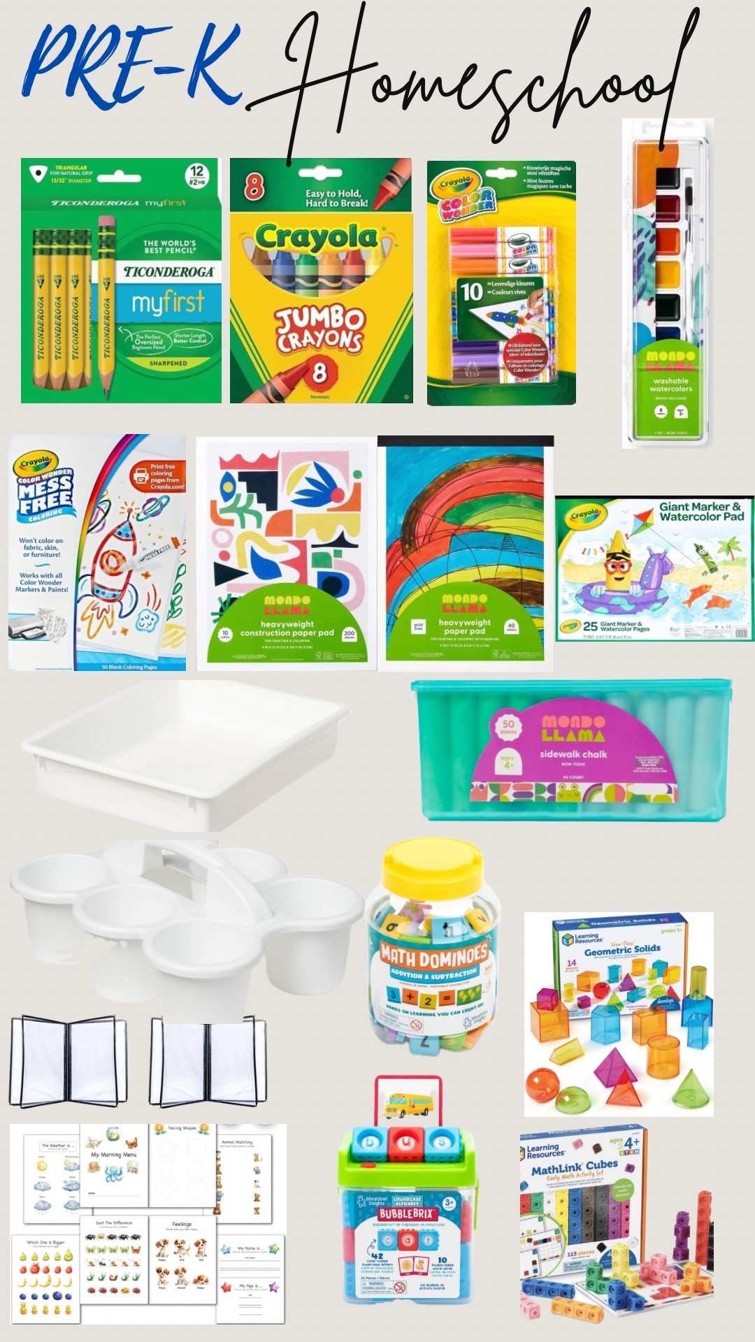 PRE-K Homeschool 📚✂️✏️🎓

#LTKSeasonal #LTKSaleAlert #LTKKids