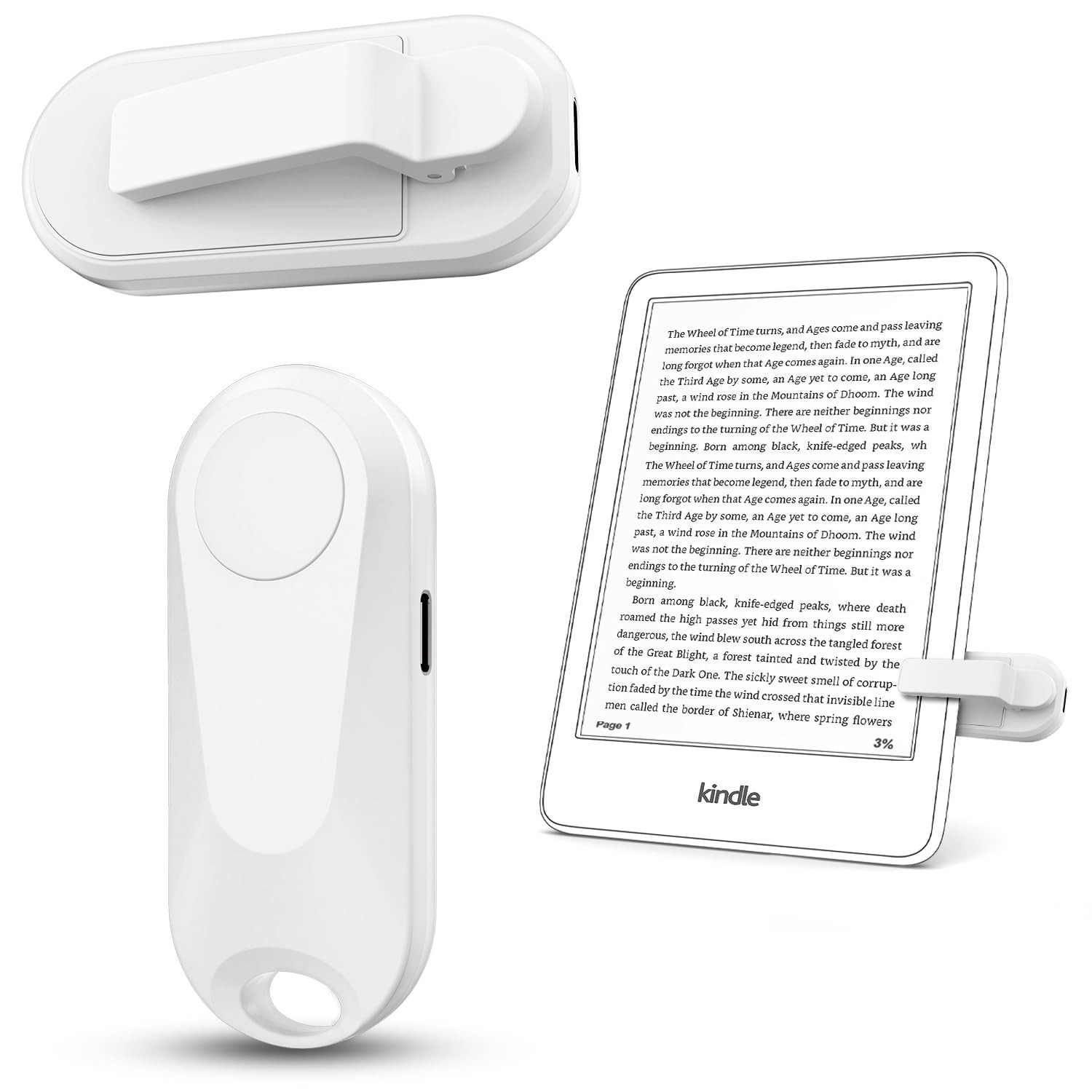 Remote Control Page Turner for Kindle Paperwhite Oasis Kobo eReaders, Camera Camcorder Remote Con... | Amazon (US)