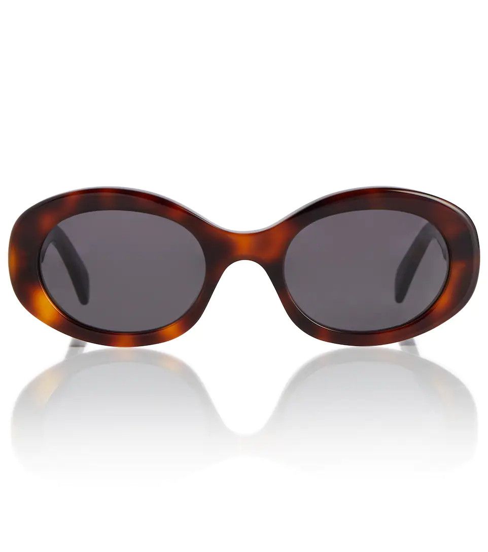 Triomphe 01 oval sunglasses | Mytheresa (UK)