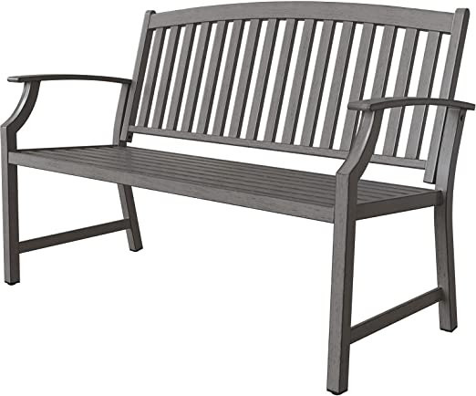 Grand patio Outdoor Bench, Garden Benches with Anti-Rust Aluminum Steel Metal Frame, Patio Seatin... | Amazon (US)