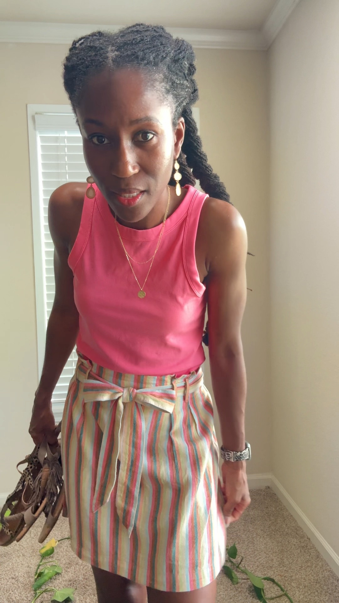 Affordable casual pink summer outfit