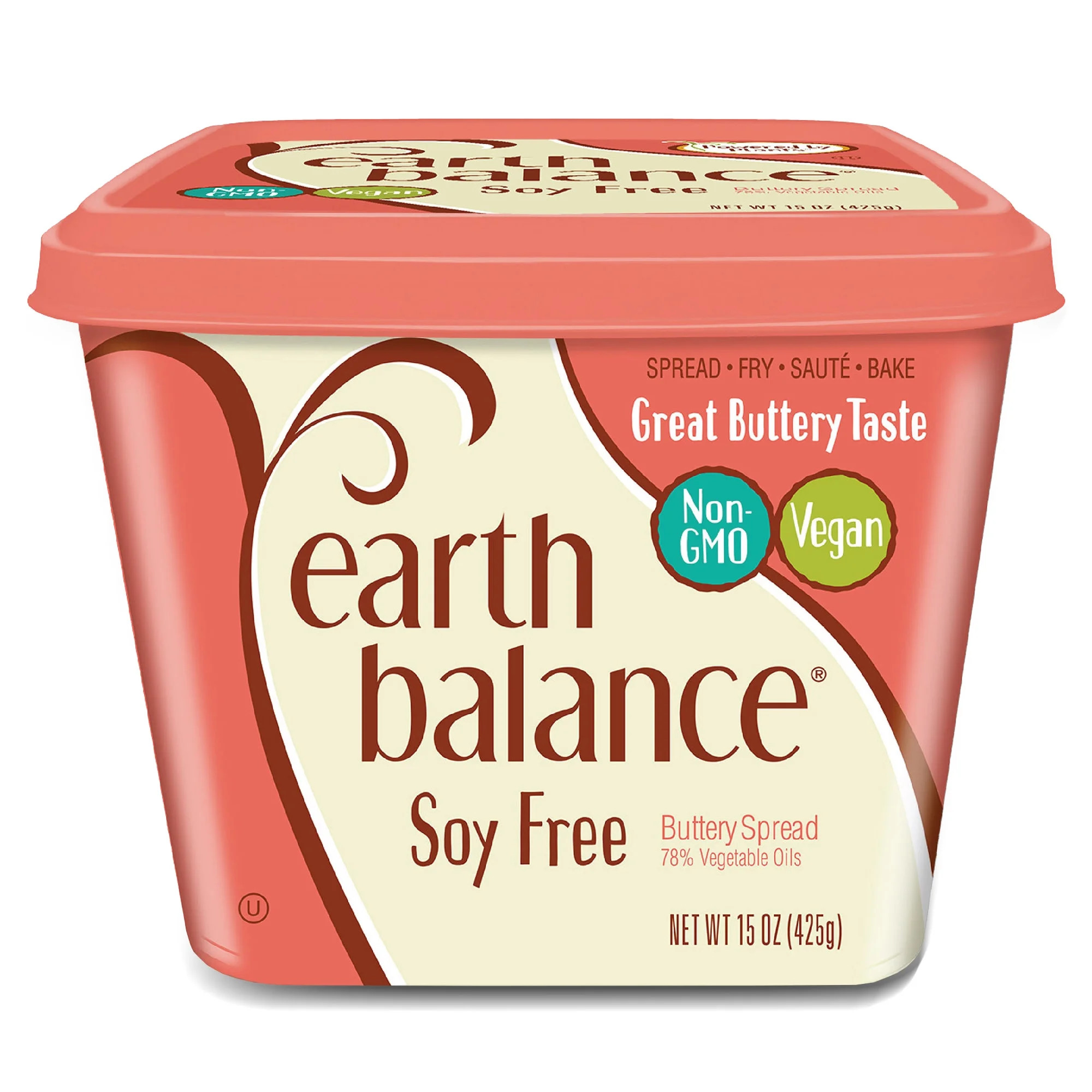 Earth Balance Soy Free Buttery Spread, 15 oz Tub | Walmart (US)