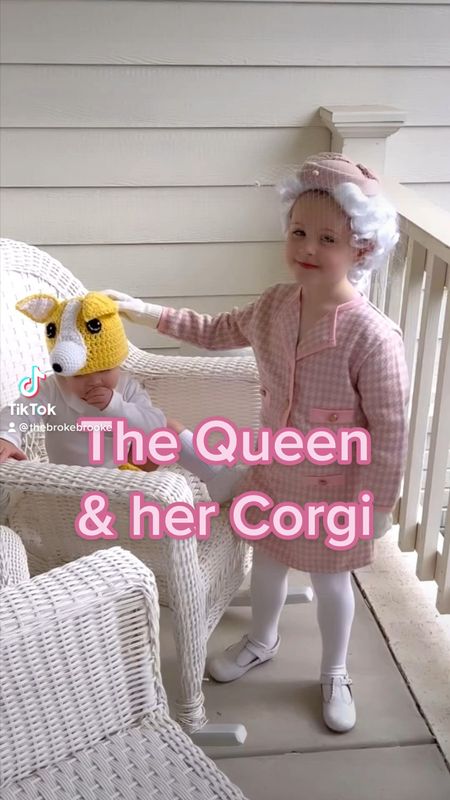 The Queen & her Corgi! 

#LTKfamily #LTKHalloween #LTKkids