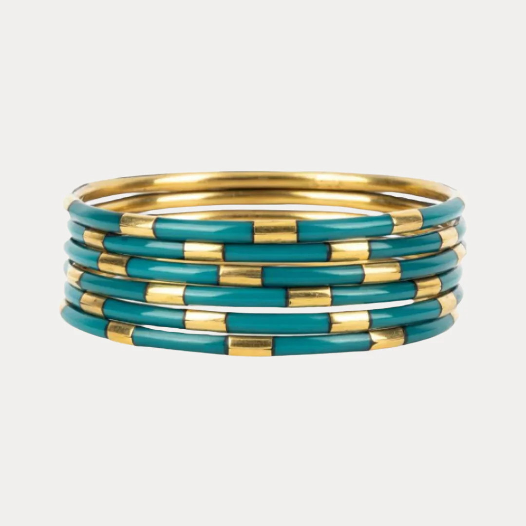 Caribe Veda Bangles - Set of 6 | BuDhaGirl