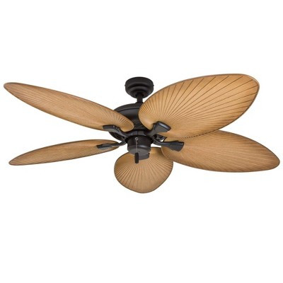 Honeywell Palm Island 52 Inch Indoor Outdoor Ceiling Fan, LED Light, Espresso | Target
