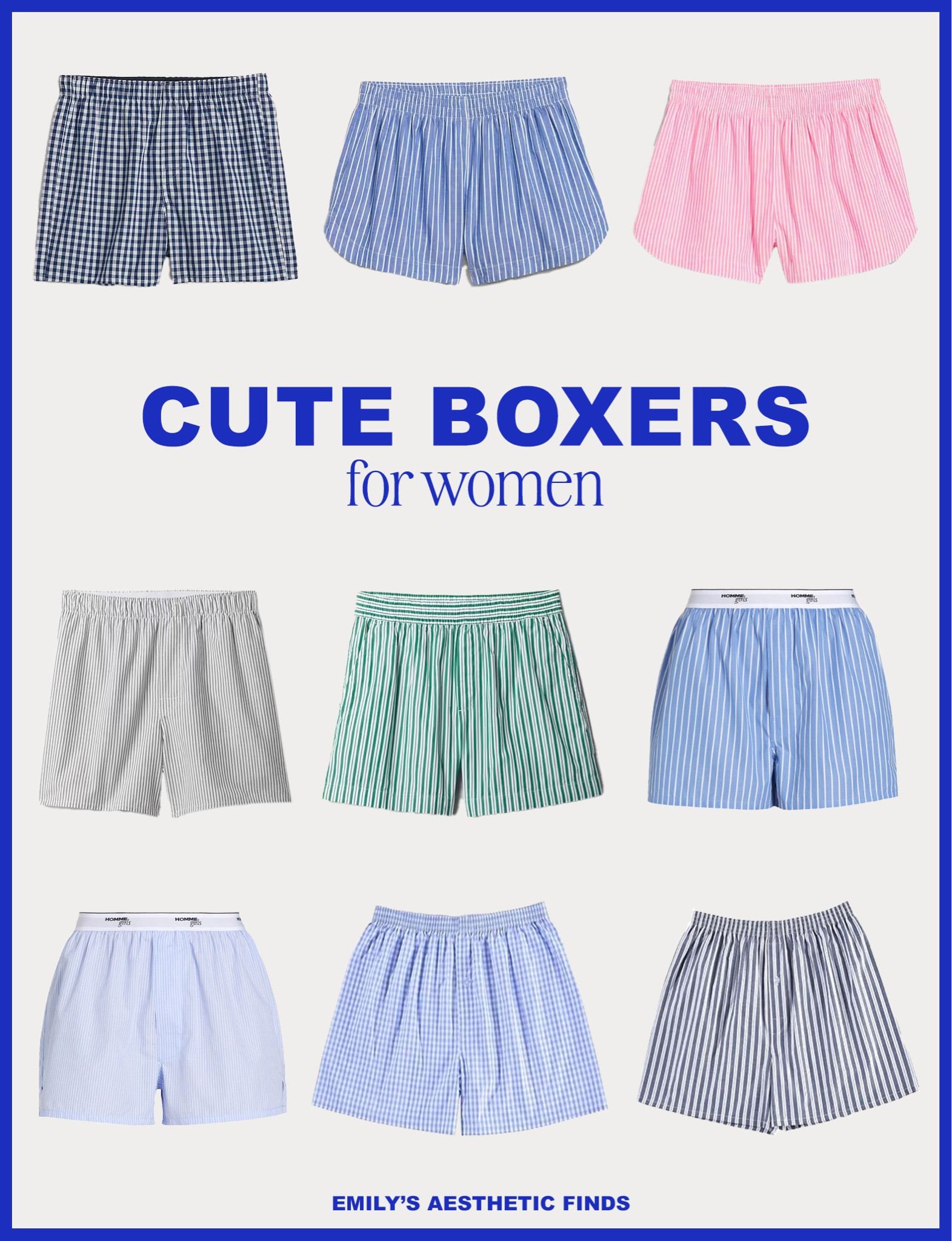 Cute poplin style boxer shorts for women! #boxers #boxertrend

#LTKstyletip