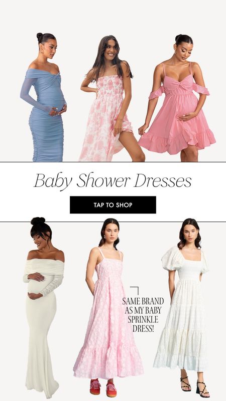 Baby shower dresses 💕 so in love with all of these — would have worn any of them to mine! 

Baby shower, bump-friendly dresses, bump friendly, maternity friendly, maternity, shower dresses, baby sprinkle 

#LTKSeasonal #LTKbump