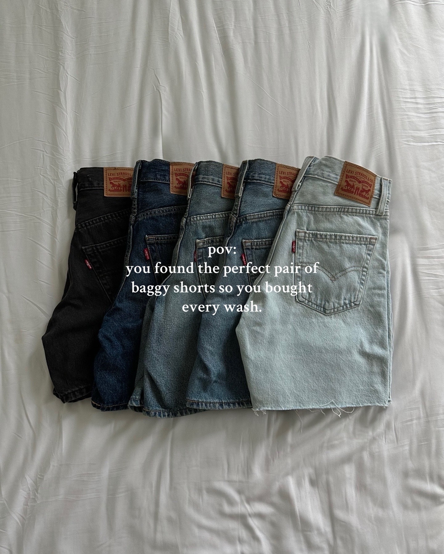 the best baggy shorts EVER! I got a size 24 and I am 5’1 for reference 🤍

#LTKStyleTip #LTKFindsUnder50 #LTKSeasonal