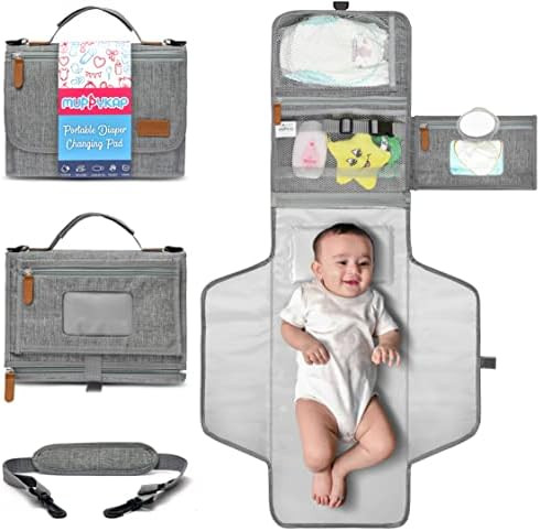Amazon.com : Portable Changing Pad with Shoulder Strap - Detachable Travel Changing Pad - Fully P... | Amazon (US)