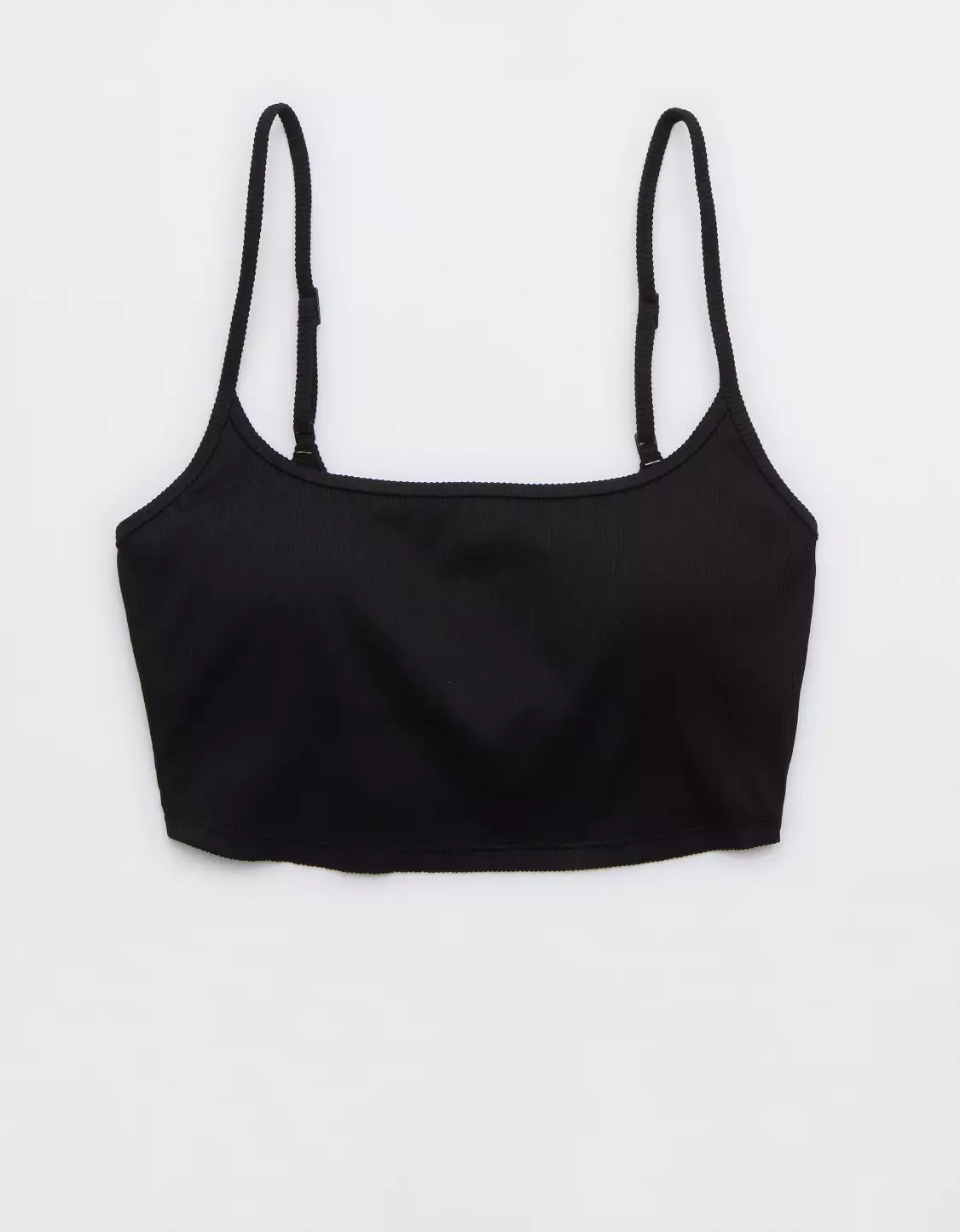 Aerie Ribbed Scoop Longline Bikini Top | Aerie