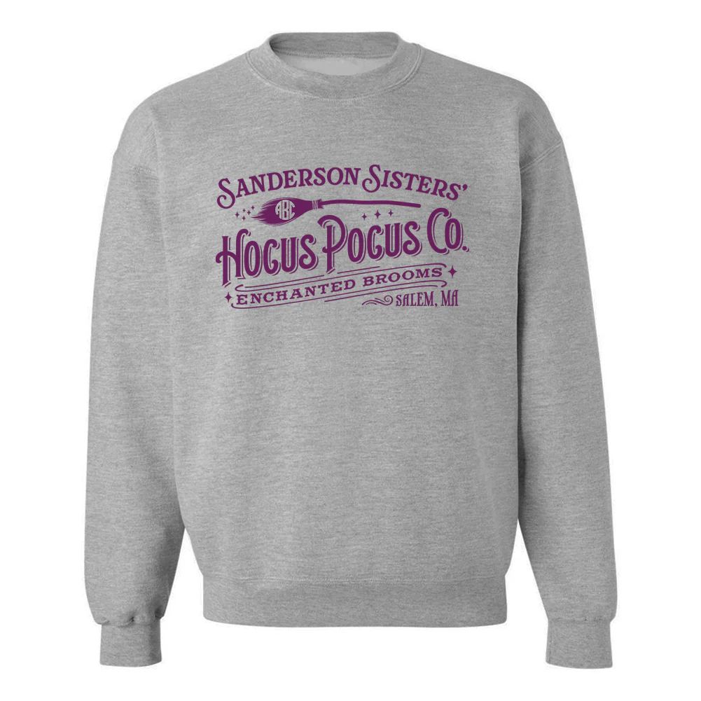 Monogrammed 'Hocus Pocus Co.' Crewneck Sweatshirt | United Monograms