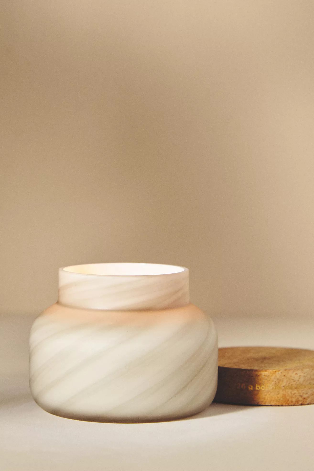 Capri Blue Sandstone Mini Glass Jar Candle | Anthropologie (US)
