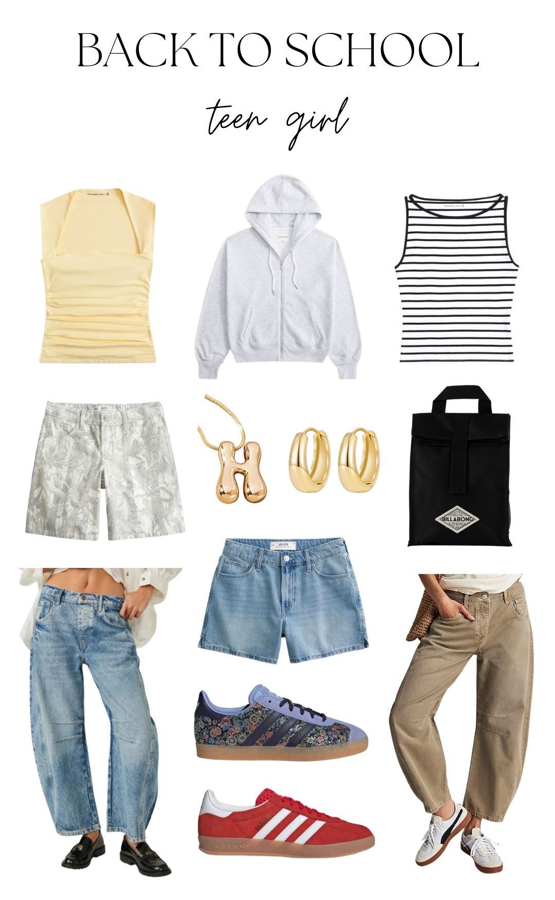 Back to school for teen girls!! All of Hayden’s favorites!