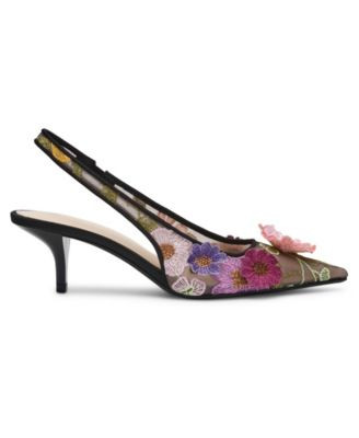 Women's Dian Floral Slingback Pumps | Macy's