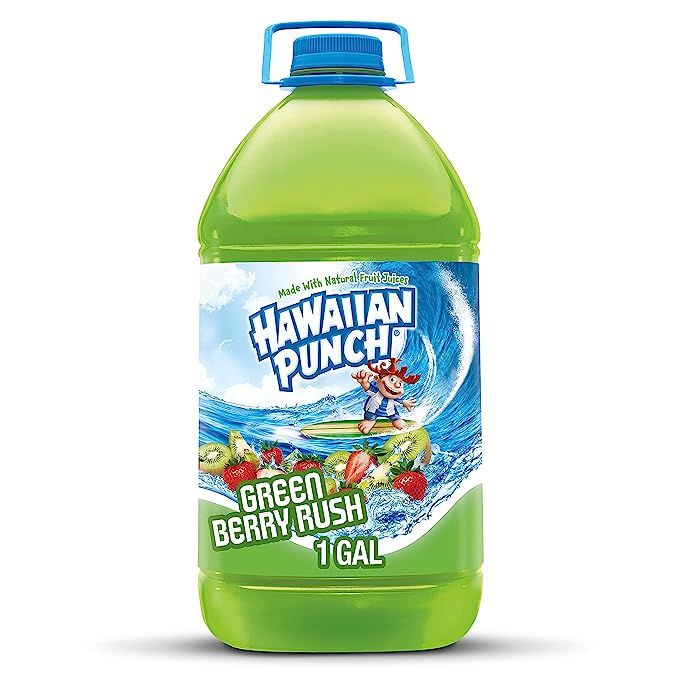 Amazon.com : Hawaiian Punch Green Berry Rush, 128 Fluid Ounce : Grocery & Gourmet Food | Amazon (US)