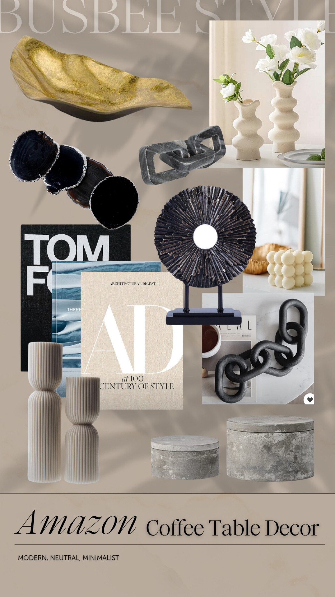 Modern Amazon home decor finds, perfect to decorate coffee tables, console tables, and bookshelves. 🖤

~Erin xo 

#LTKFindsUnder50 #LTKFindsUnder100 #LTKHome