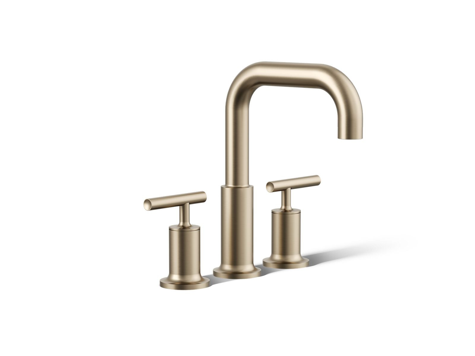 Purist Deck-mount bath faucet trim with Lever handles | Kohler
