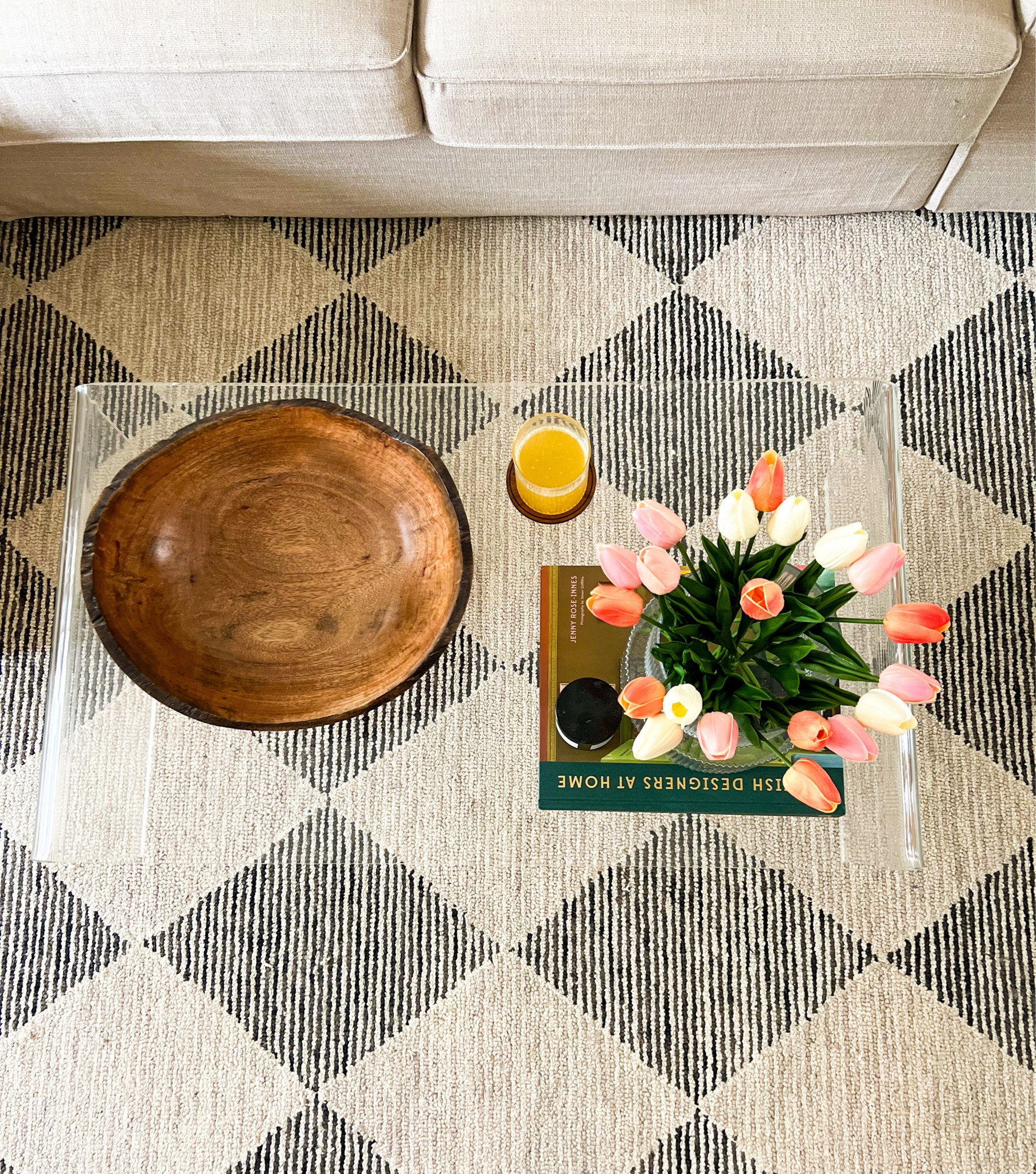 now you see it… now you don’t. the best sleek coffee table that tricks the eye into making the space feel larger. plus, it’s gorgeous!! have already received so many compliments. 

coffee table, sleek coffee table, modern coffee table, acrylic coffee table, coffee table decor, coffee table styling, home decor 

#LTKhome #LTKstyletip #LTKunder50