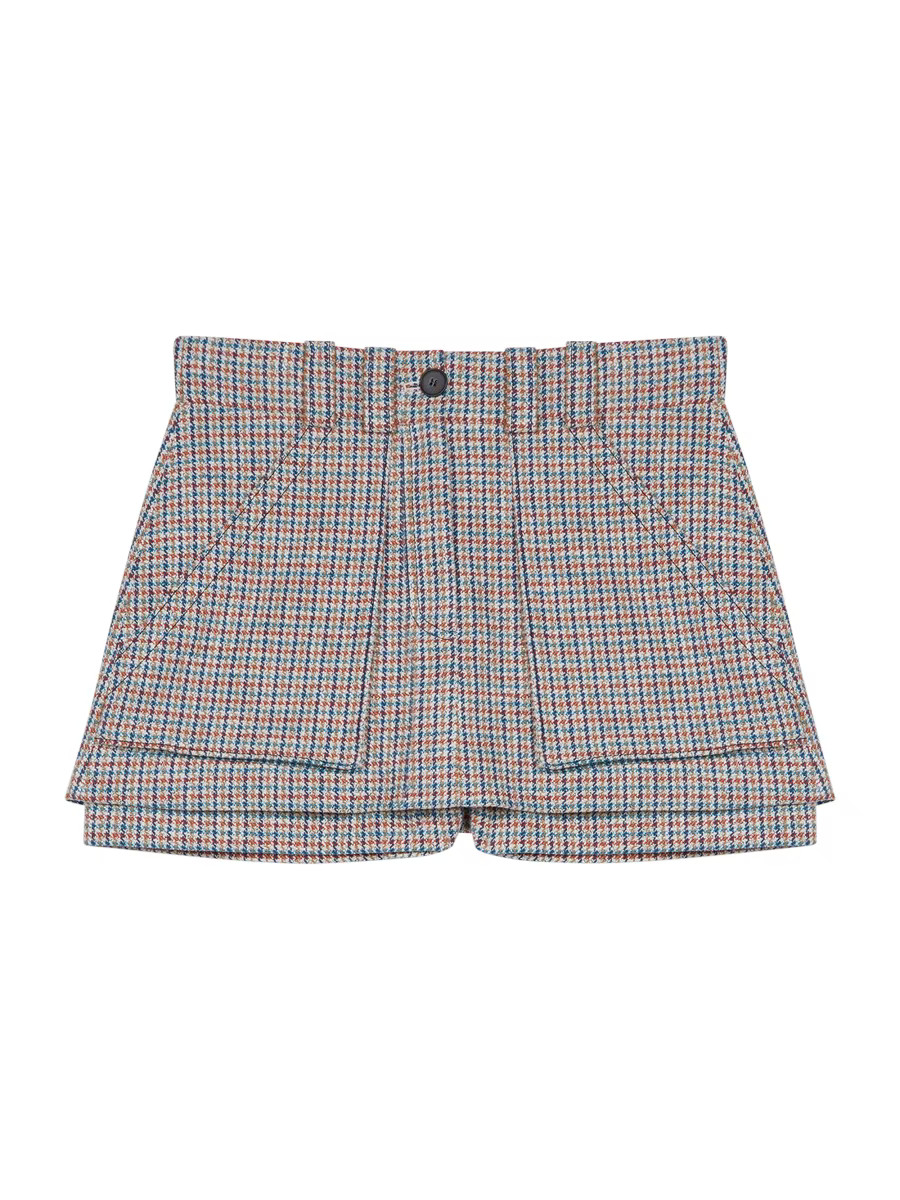 Maje Iva Tailored Plaid Skort | Saks Fifth Avenue