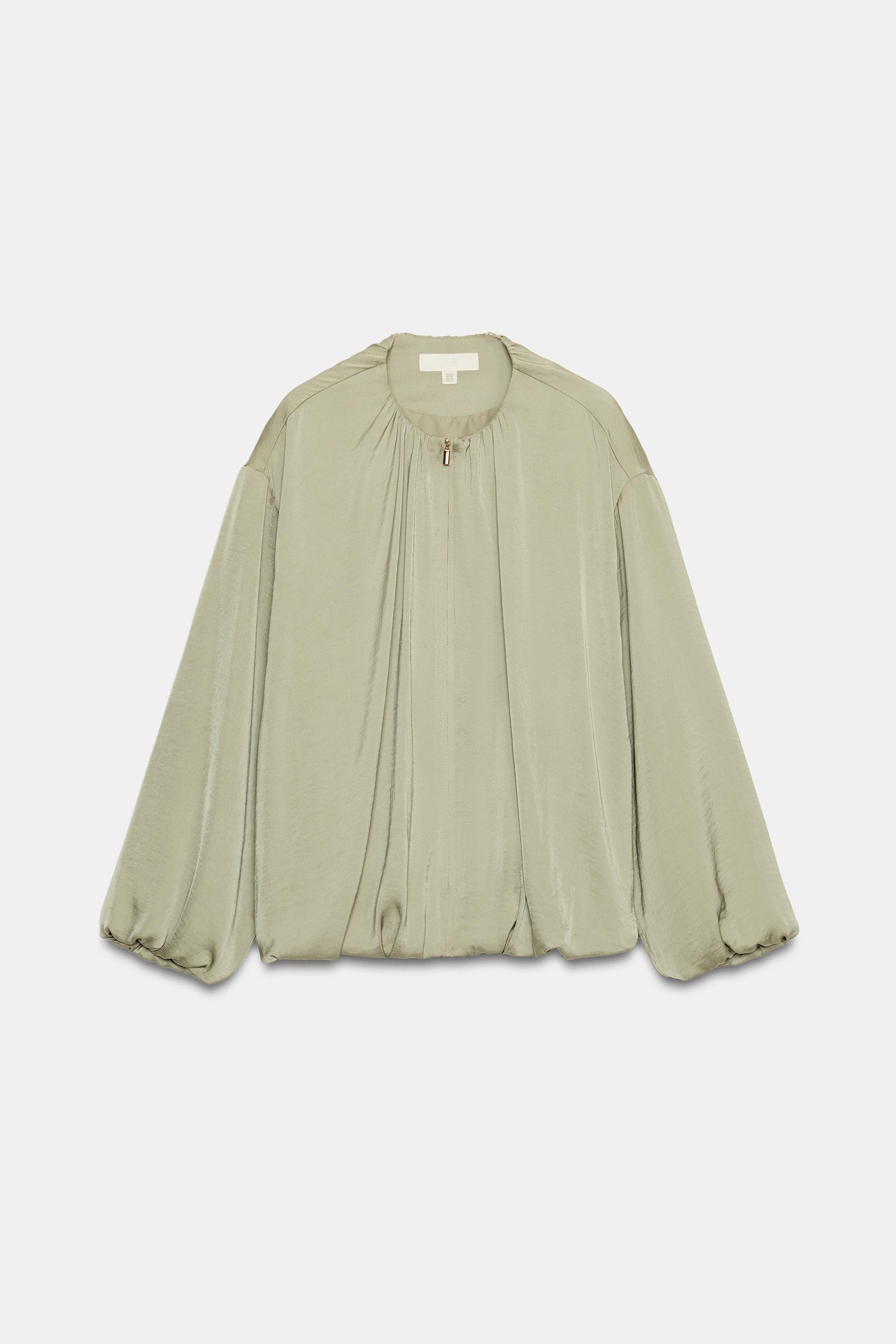 FLUID BALLOON BOMBER JACKET | Zara US