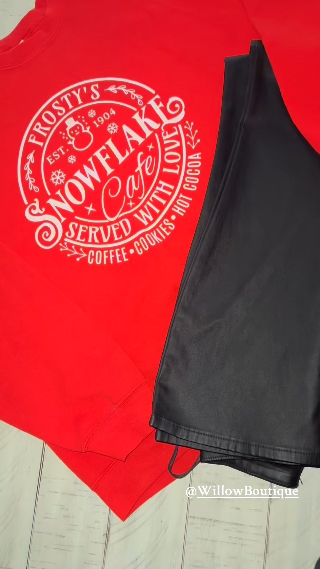 Willow Boutique 
North Pole Bundle ♥️
(1 Fiona Flare + 1 Christmas Crewneck)

*use code: TARALEE for 20% off!

#LTKCyberWeek #LTKGiftGuide #LTKHoliday