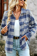 'Rochelle' Plaid Coat Shacket (4 Colors) | Goodnight Macaroon