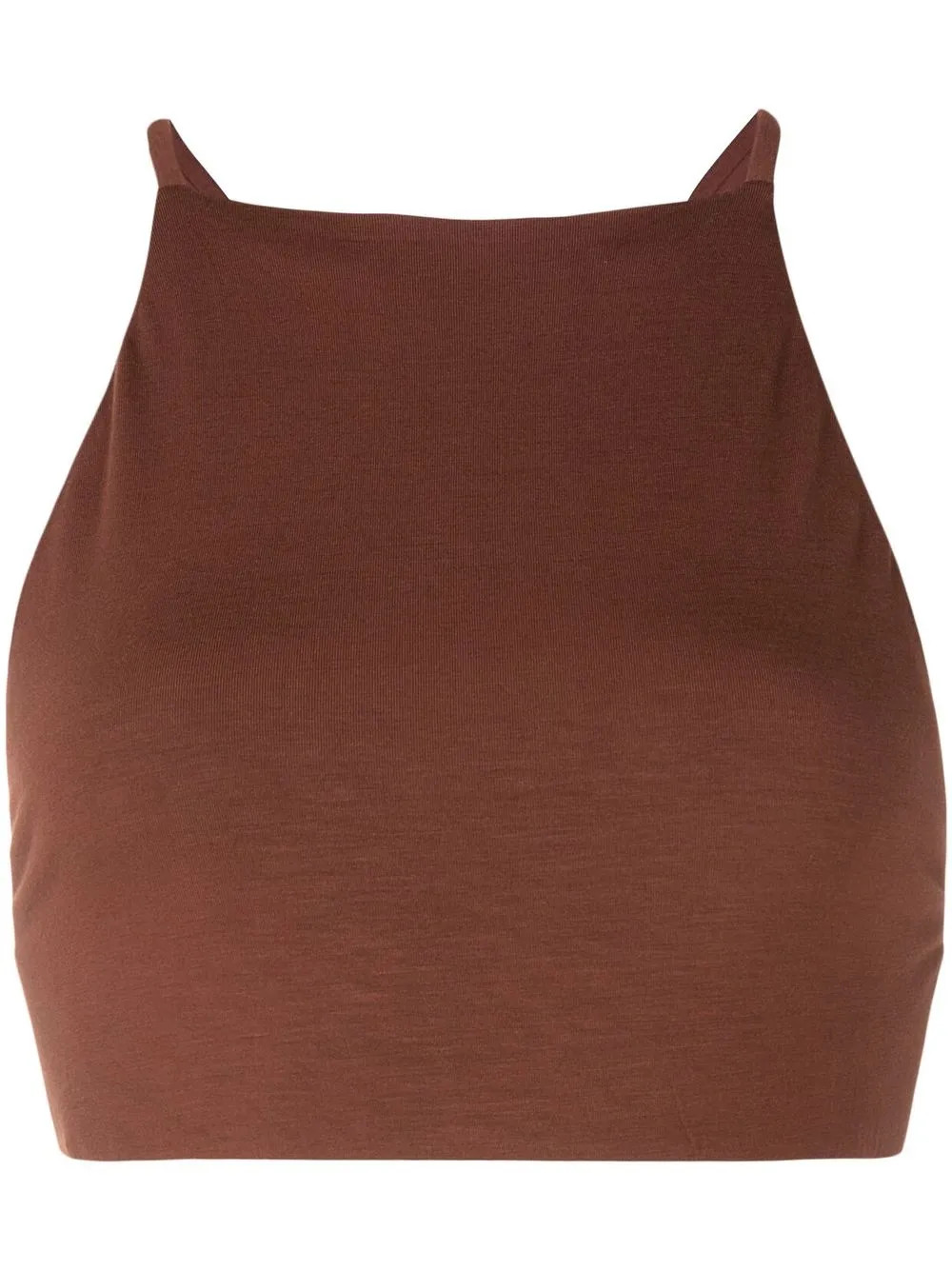 Blusa cropped com gola redonda | Farfetch Global