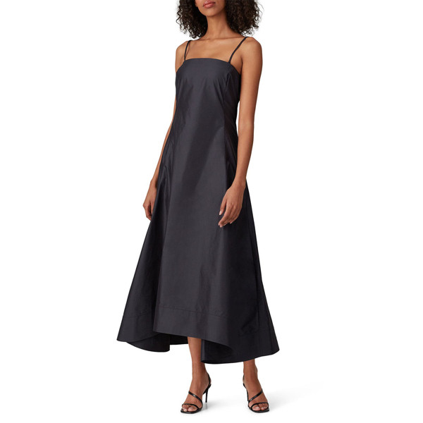 3.1 Phillip Lim Spaghetti Strap Midi Dress Black | Rent the Runway